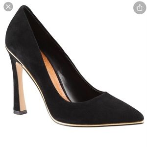 Aldo Melvinia suede black heels 7